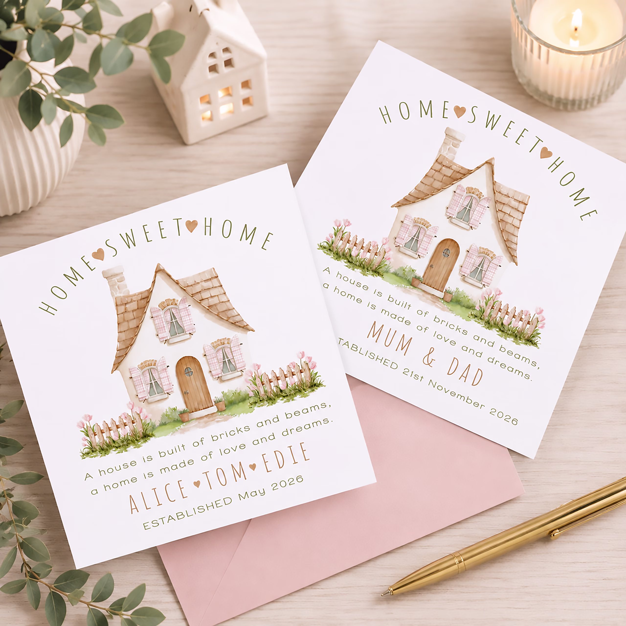 New Home Card