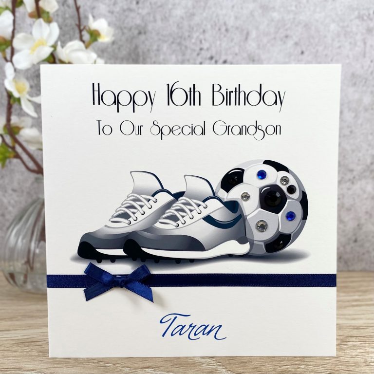 Handmade Birthday Card ‘Football’