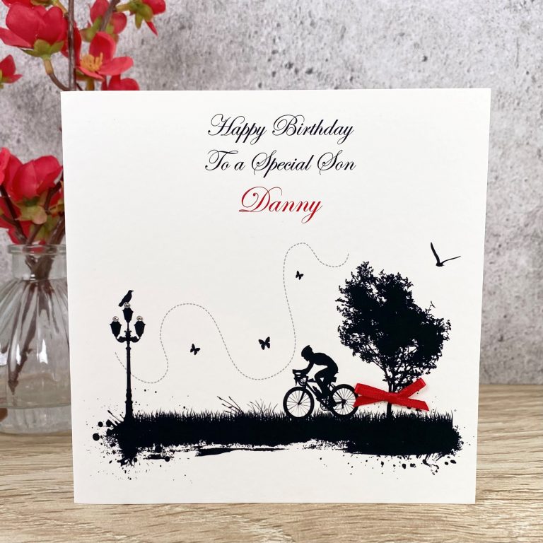 Handmade Birthday Card ‘Bike Ride’