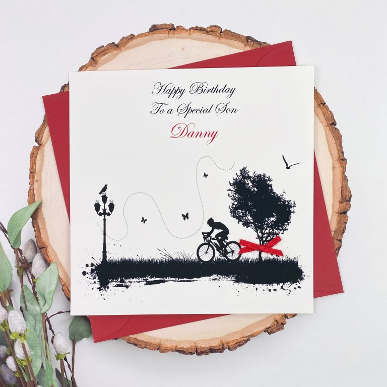 Handmade Birthday Card ‘Bike Ride’