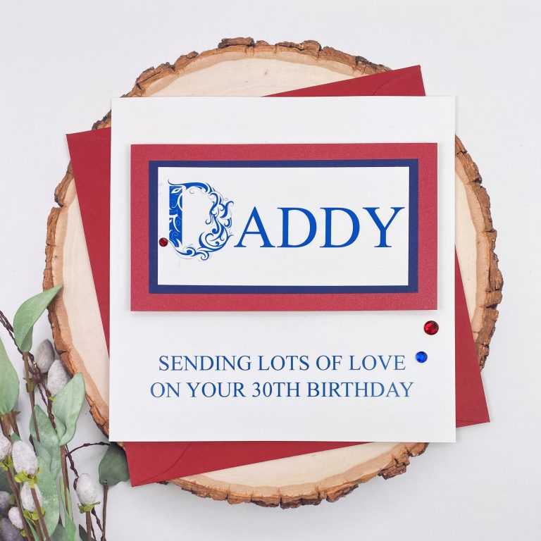 Handmade Birthday Card ‘Daddy’
