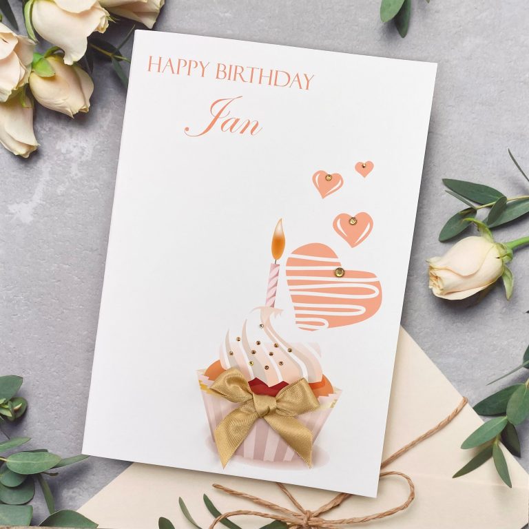 Handmade Birthday Card ‘Cup Cake’