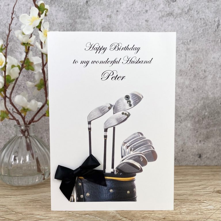 Handmade Birthday Card ‘Golf’