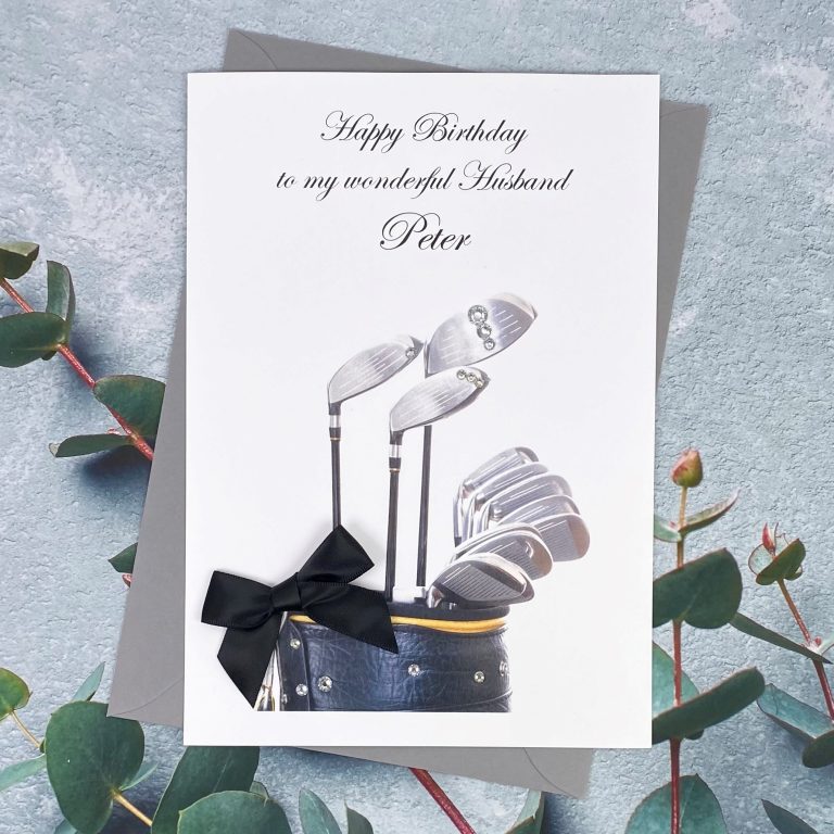 Handmade Birthday Card ‘Golf’