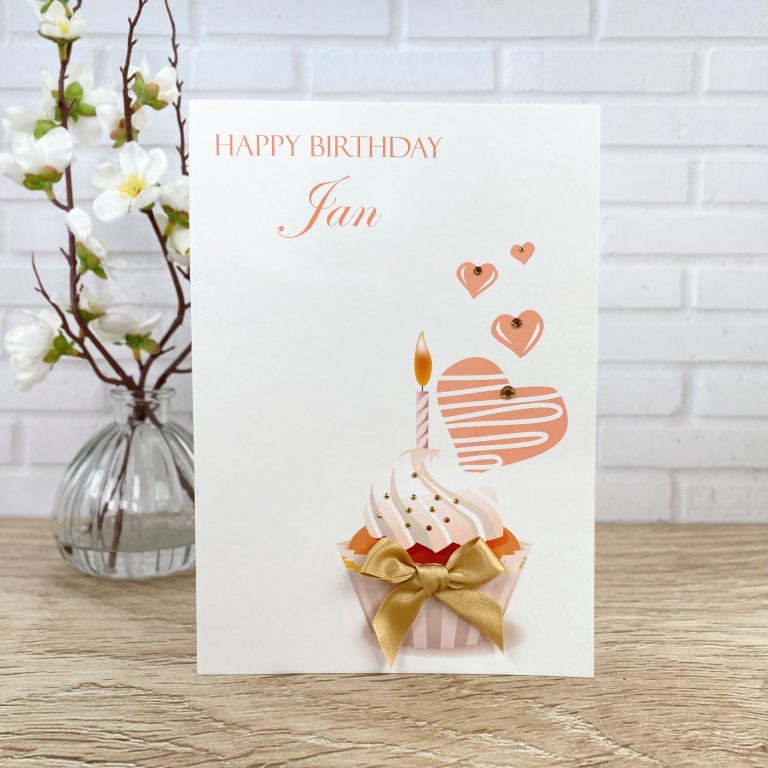 Handmade Birthday Card ‘Cup Cake’