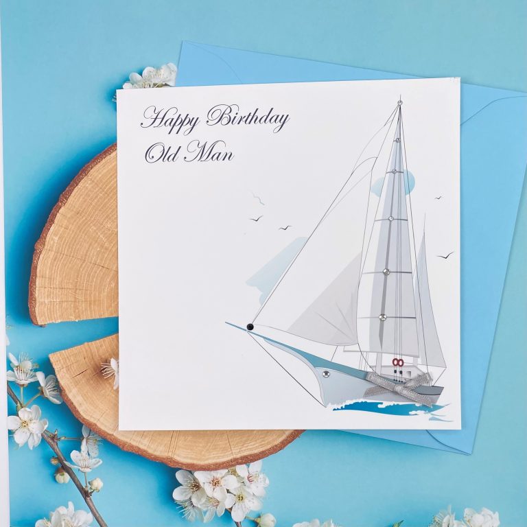 Handmade Birthday Card ‘Sailing Boat’