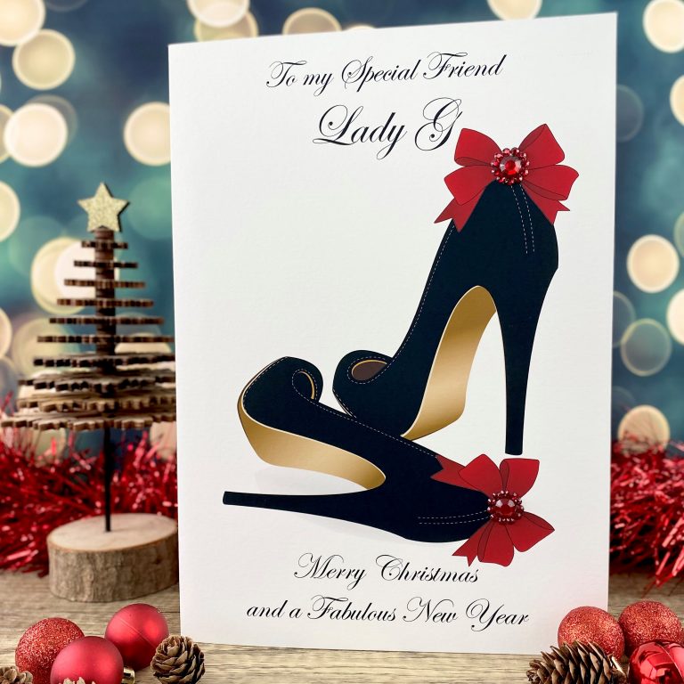 Handmade Christmas Card ‘Shoes’