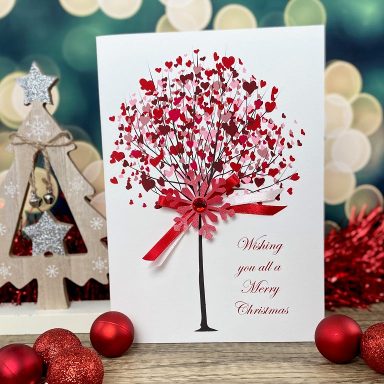 Handmade Christmas Card ‘Snowflake Tree’
