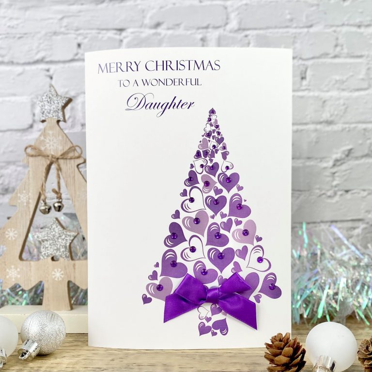 Handmade Christmas Card ‘Heart Tree’