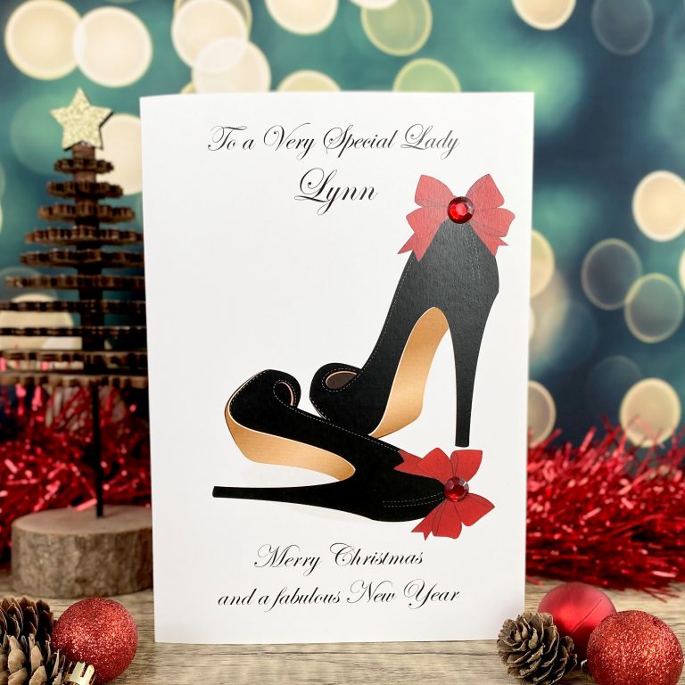 Handmade Christmas Card ‘Shoes’