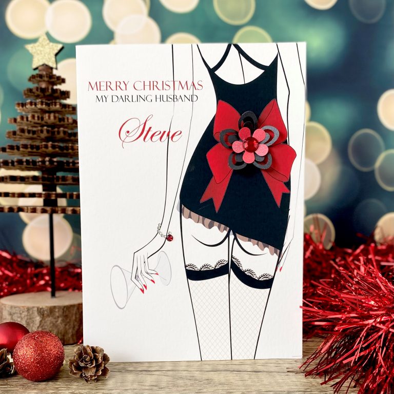 Handmade Christmas Card Stockings