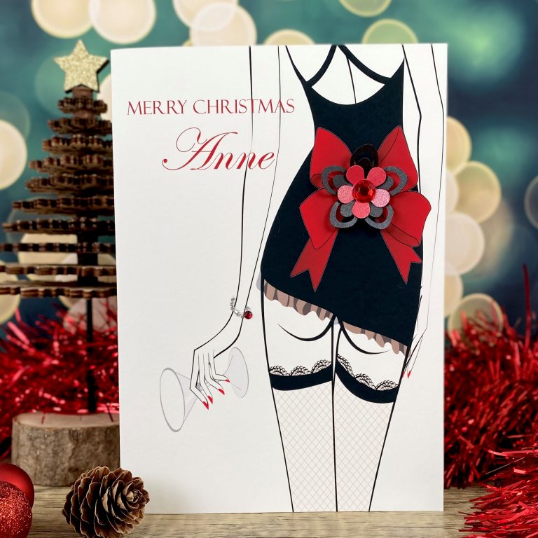Handmade Christmas Card Stockings