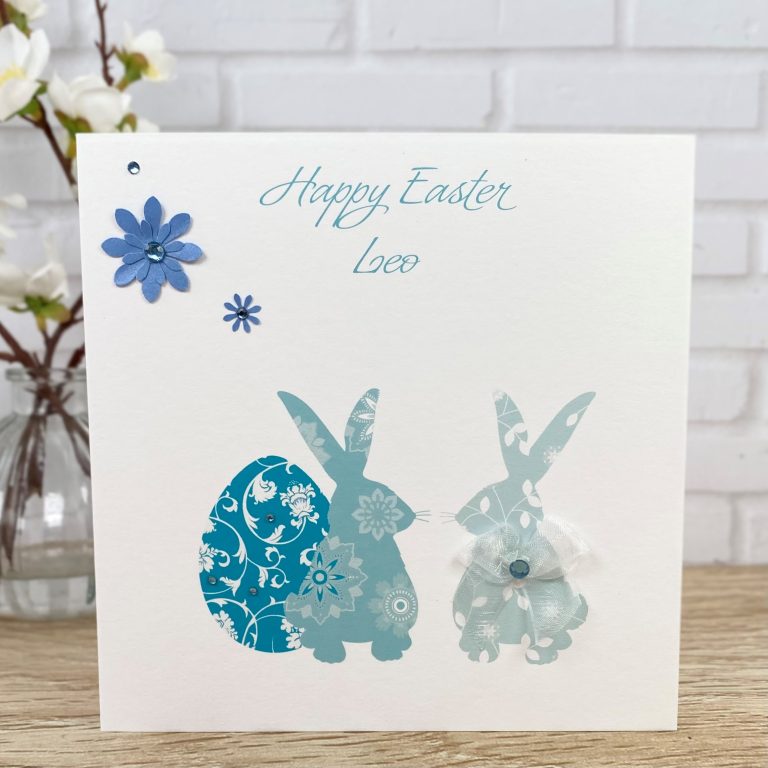 Handmade Easter Card ‘Easter Bunnies’