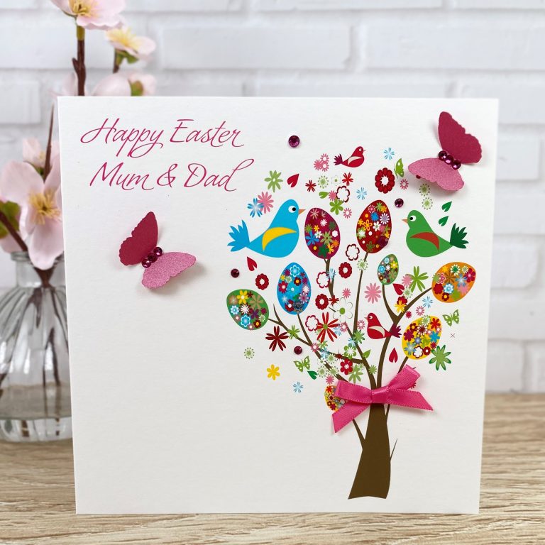 Handmade Easter Card ‘Easter Tree’