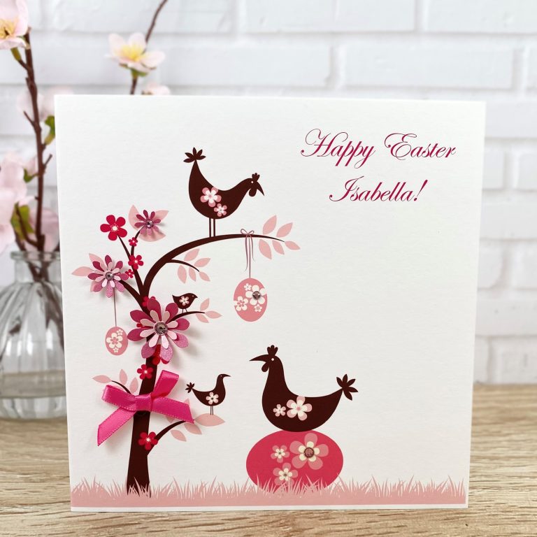 Handmade Easter Card ‘Easter Tree’