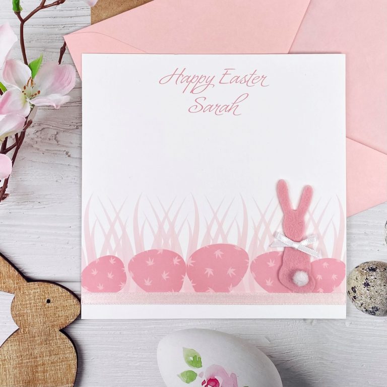 Handmade Easter Card ‘Felt Bunny’