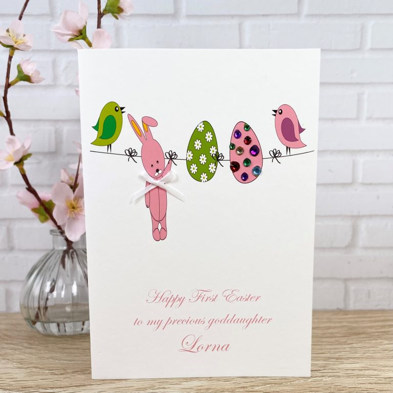 Handmade Easter Card ‘Babies 1st Easter’