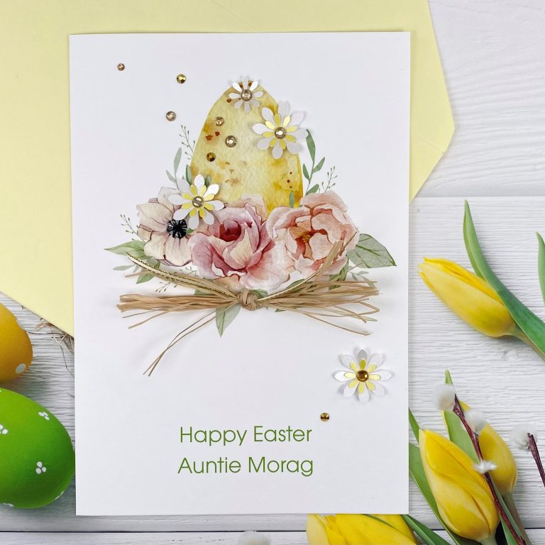 Handmade Easter Card ‘Nest Egg’