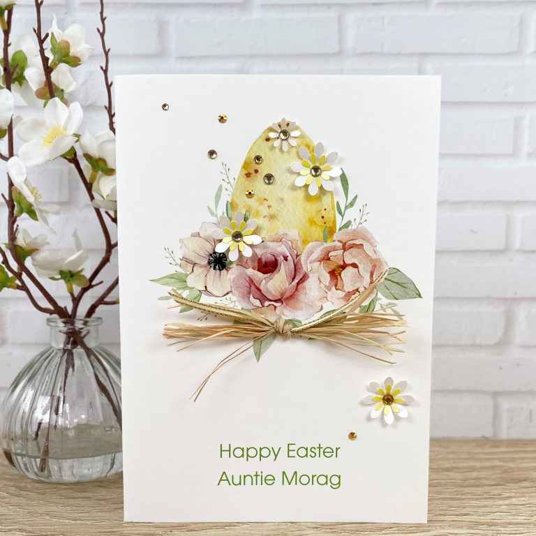 Handmade Easter Card ‘Nest Egg’