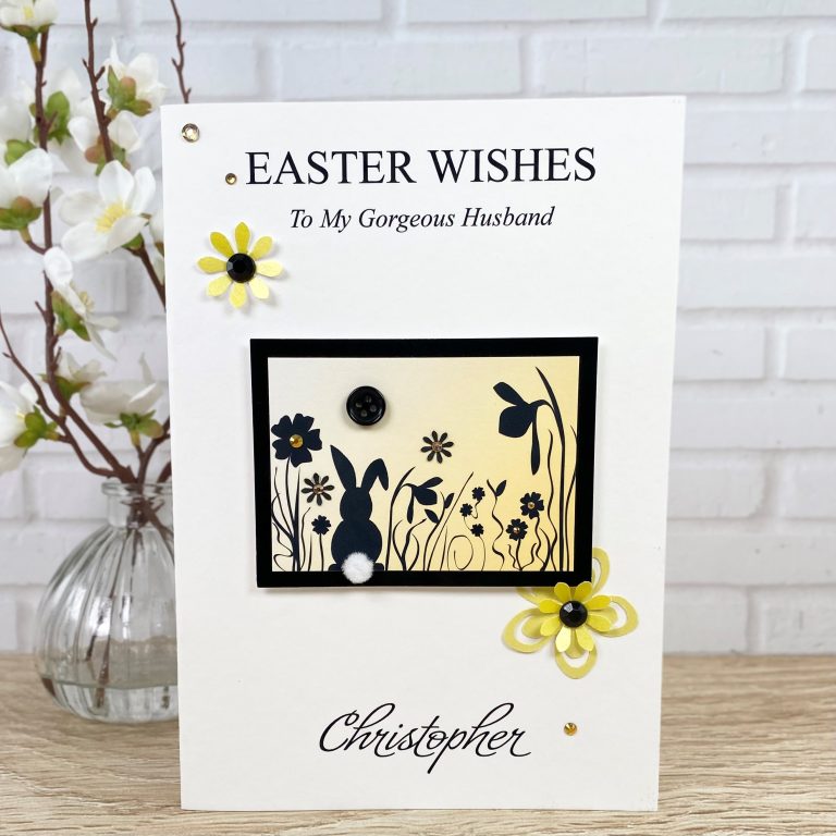 Handmade Easter Card ‘Sunshine Rabbit’