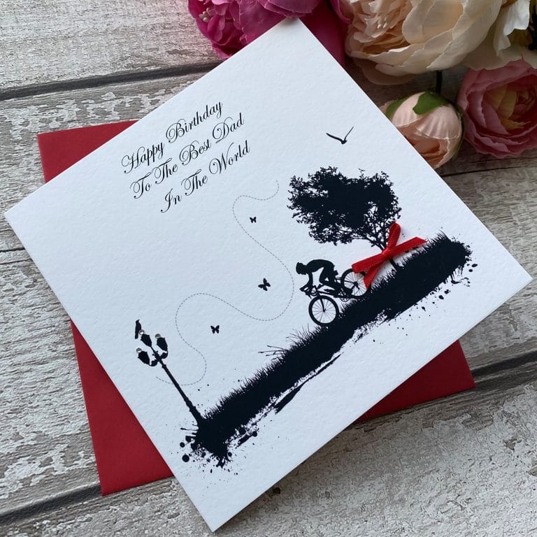 Handmade Father’s Day Card ‘Bicycle’