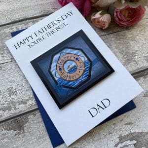 Handmade Father's Day Card Buoy