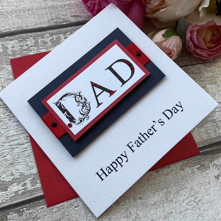 Handmade Father’s Day Card ‘DAD’