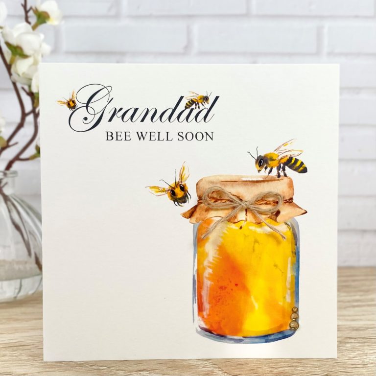 Handmade Get Well Card ‘Honey Bee’