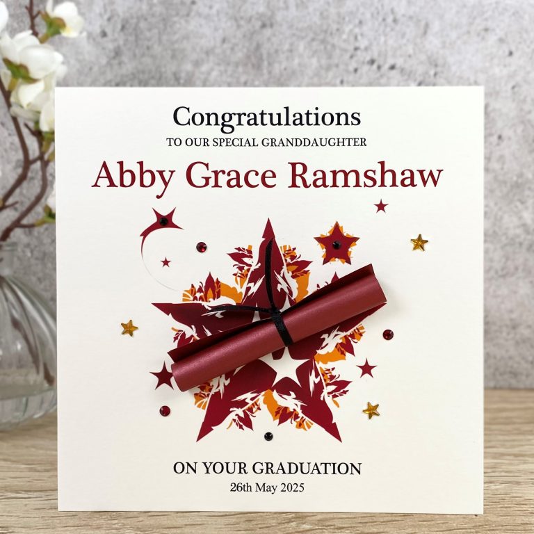 Handmade Graduation Card ‘Star’