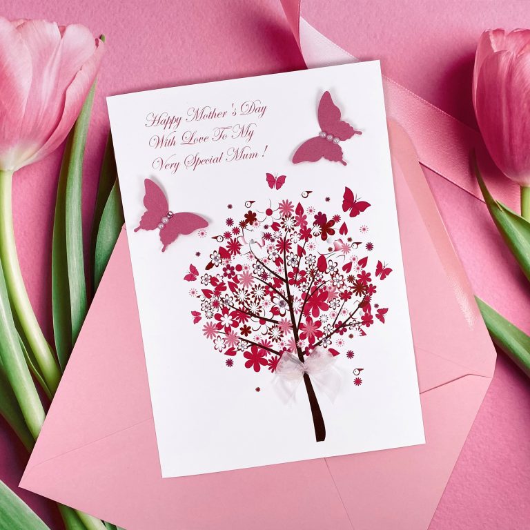 Handmade Mother’s Day Card ‘Flower Tree’