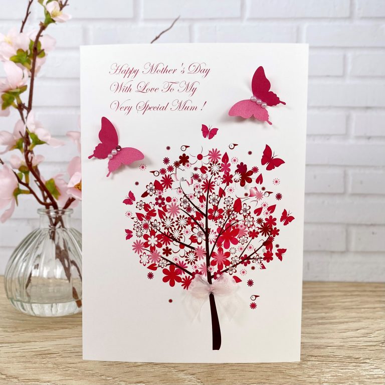 Handmade Mother’s Day Card ‘Flower Tree’