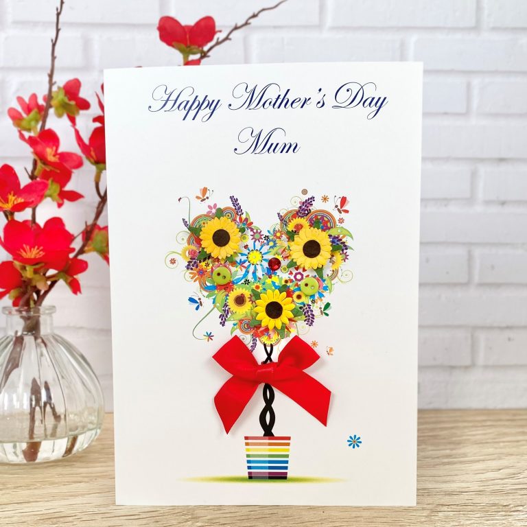 Handmade Mother’s Day Card ‘Sunflowers’