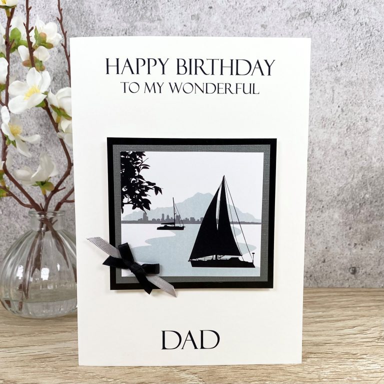 Handmade Birthday Card ‘Sailing’