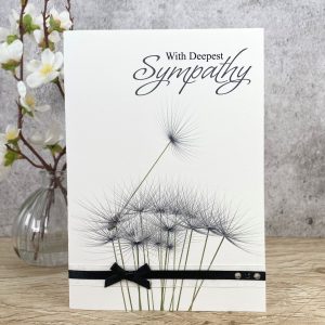 Handmade Sympathy Card A5 Large Card