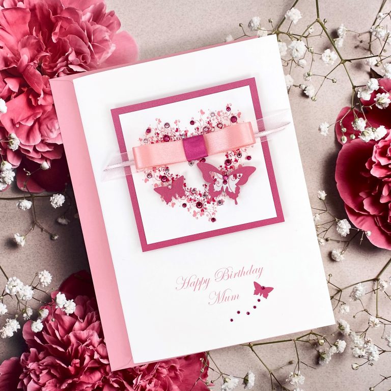 Luxury Handmade Birthday Card ‘Butterfly’
