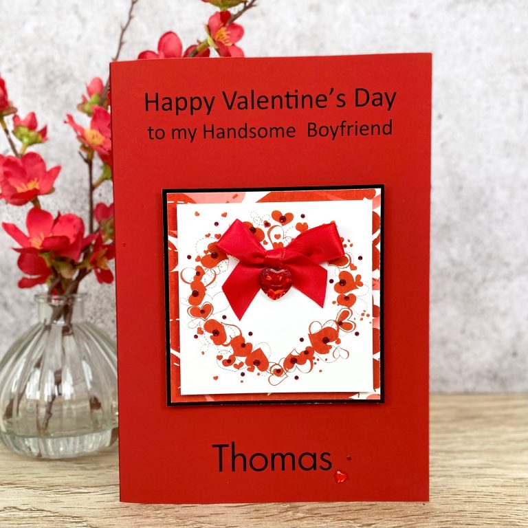 Luxury Handmade Valentine’s Card ‘Heart of Hearts’