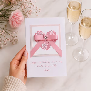 Luxury Wedding Anniversary Card