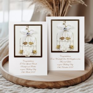 Luxury Wedding Bird Cage Card