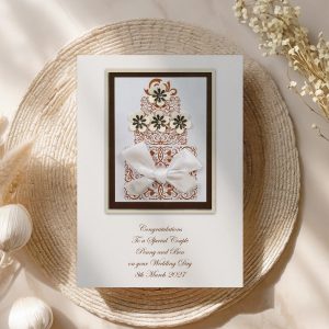 Luxury Wedding Cake Card