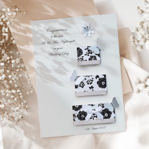 Luxury Wedding Three Tier Cake Card
