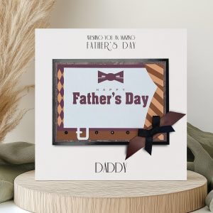 Personalised Father's Day Chocolate Card