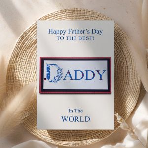 Personalised Father's Day DADDY Card