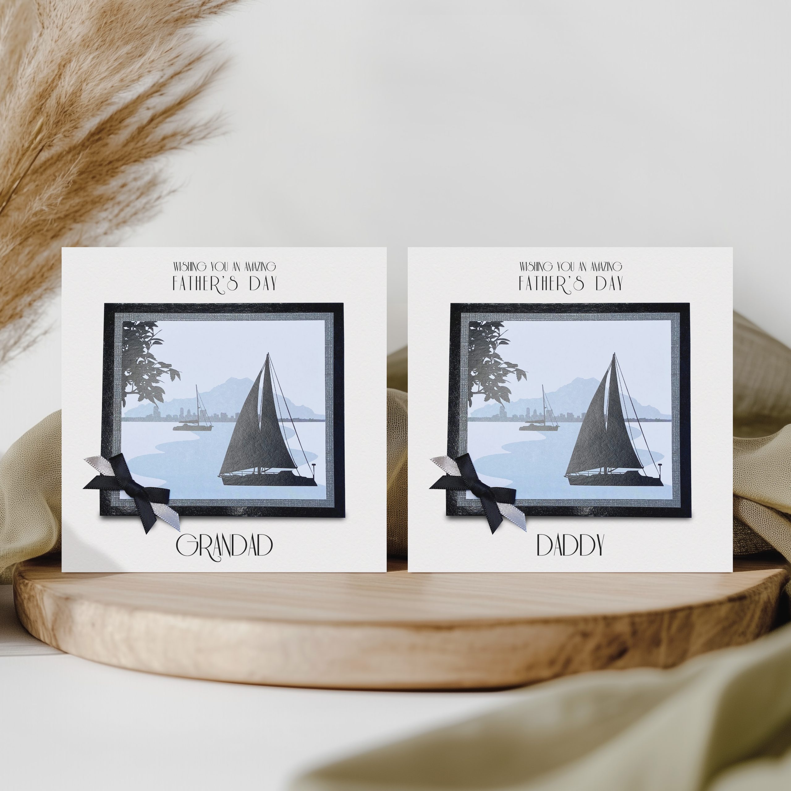 Personalised Father's Day Sailing Boat Card