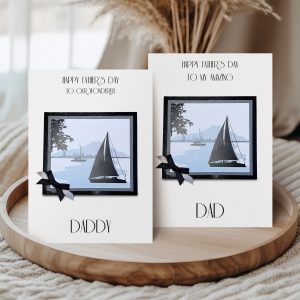 Personalised Father's Day Sailing Card