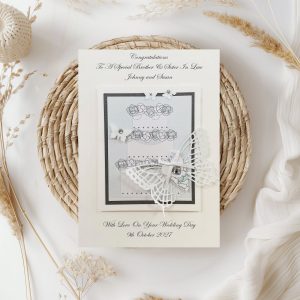 Wedding Butterfly Cake Card