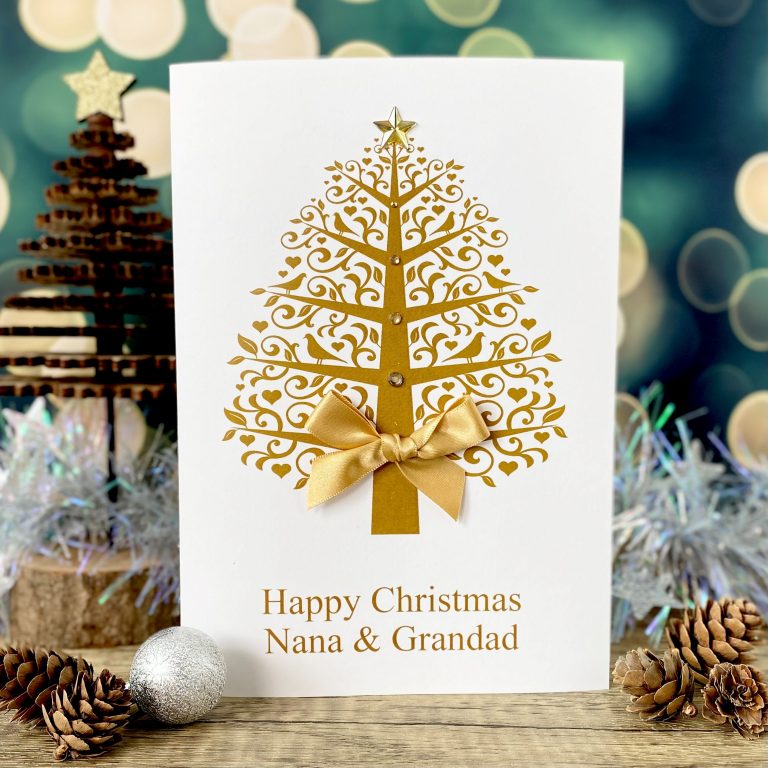 Handmade Christmas Card ‘Ornate Tree’