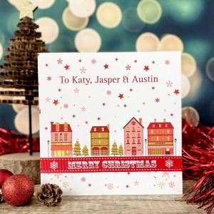 Handmade Christmas Card Christmas Street A5 Large Card.jpg