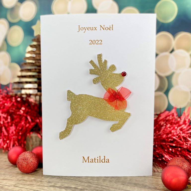 Handmade Christmas Card ‘Reindeer’