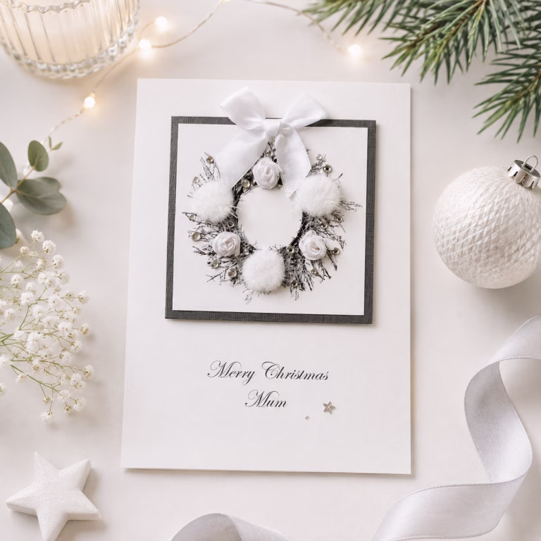 Luxury Handmade Christmas Card