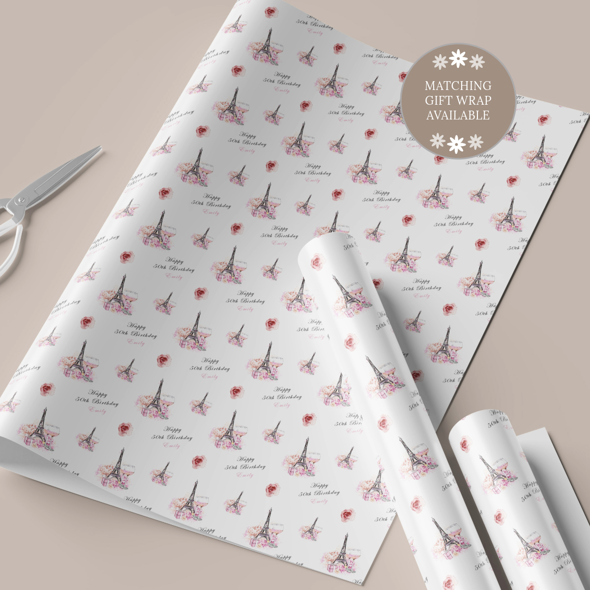 Eiffel Tower Wrapping Paper image 5